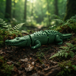 Crocodile articulé