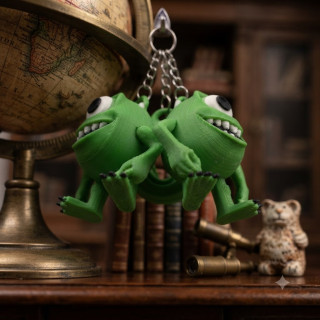 Deux mikewazowski en porte-clés
