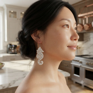 Boucle d'oreille dragon