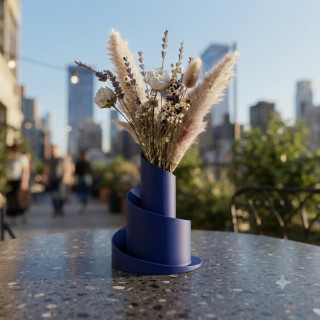Vase spiral inspirant