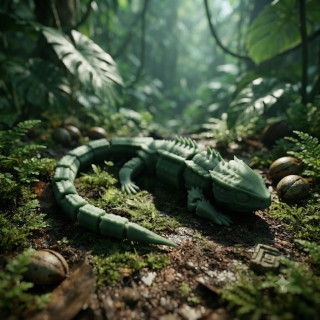 Lézard articulé