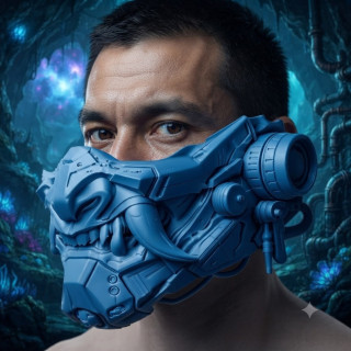 Masque Oni Cyber punk