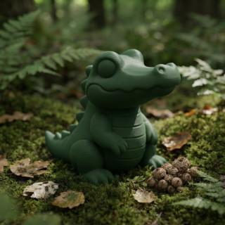 Crocodile debout