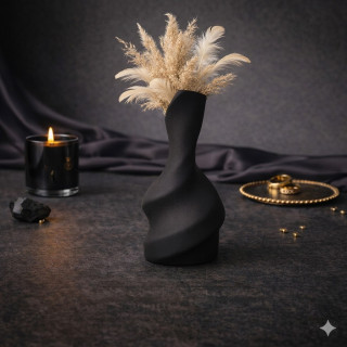 Vase torsadé