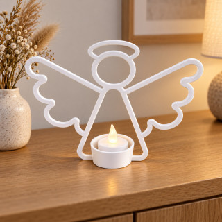 Ange porte-bougie LED