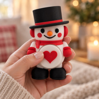Bonhomme de neige cliqueur
