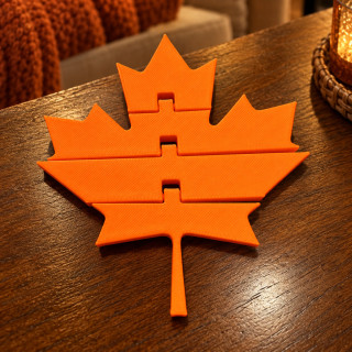 Feuille d’érable articulée