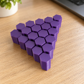 Fidget triangle hexagonal