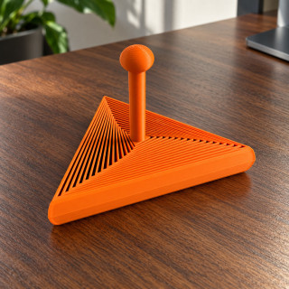 Fidget triangulaire à poignée