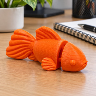 Poisson betta articulé