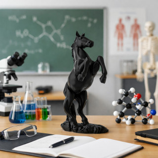 Statue de cheval artistique