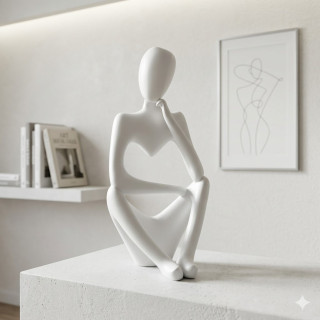 Sculpture abstraite de pensée