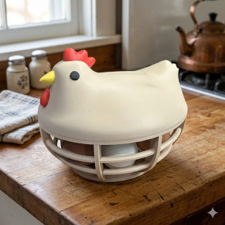 Panier à œufs de poule