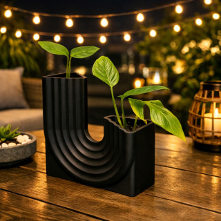 Vase en J