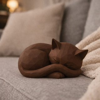 Mignon petit chat endormi